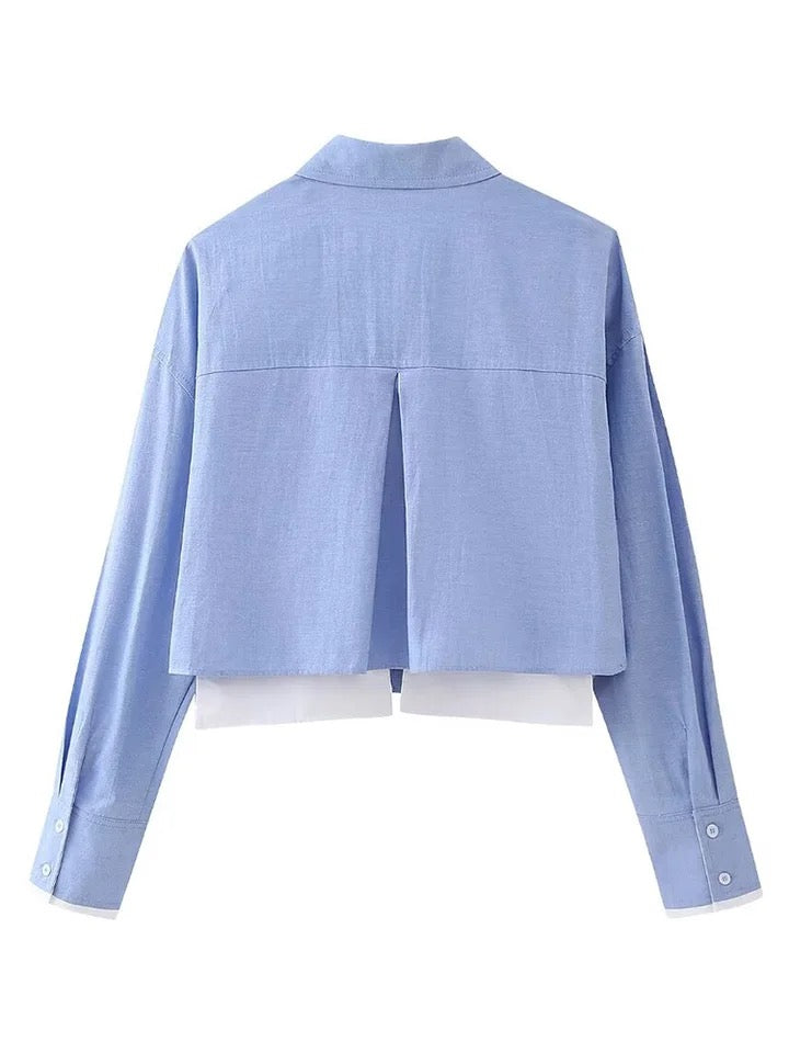 Chic Cropped Blouse