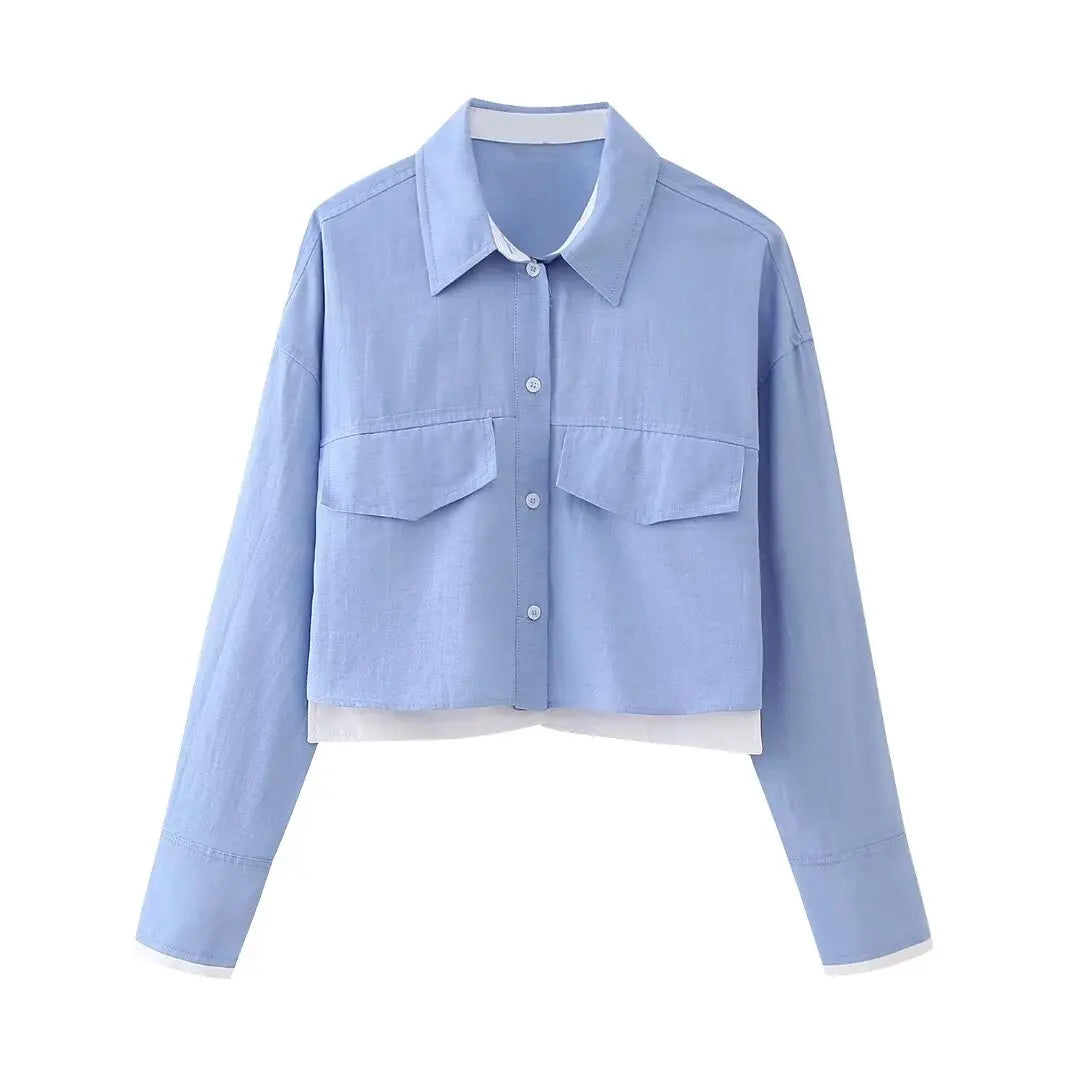 Chic Cropped Blouse